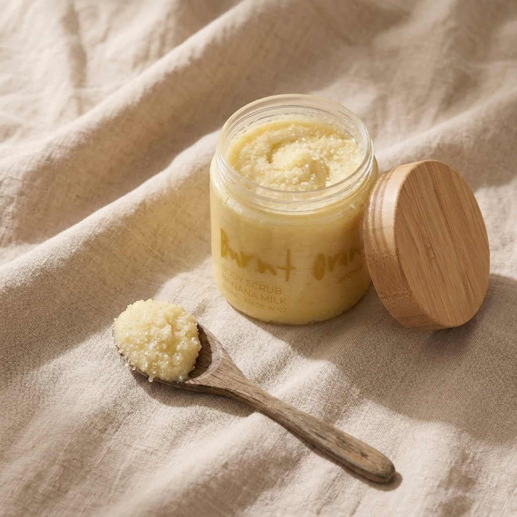 Banana Milk Body Scrub — Generated | Generated by Modelize
