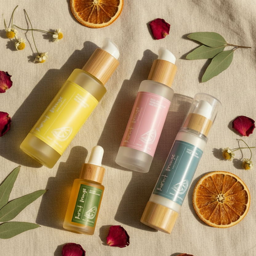 burntorange.body Skincare Group Shot