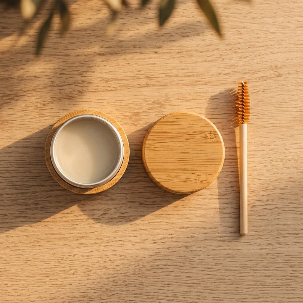 Brow Soap Gel — Organic Flat Lay | Generated by Modelize
